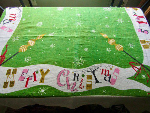 christmas tablecloth